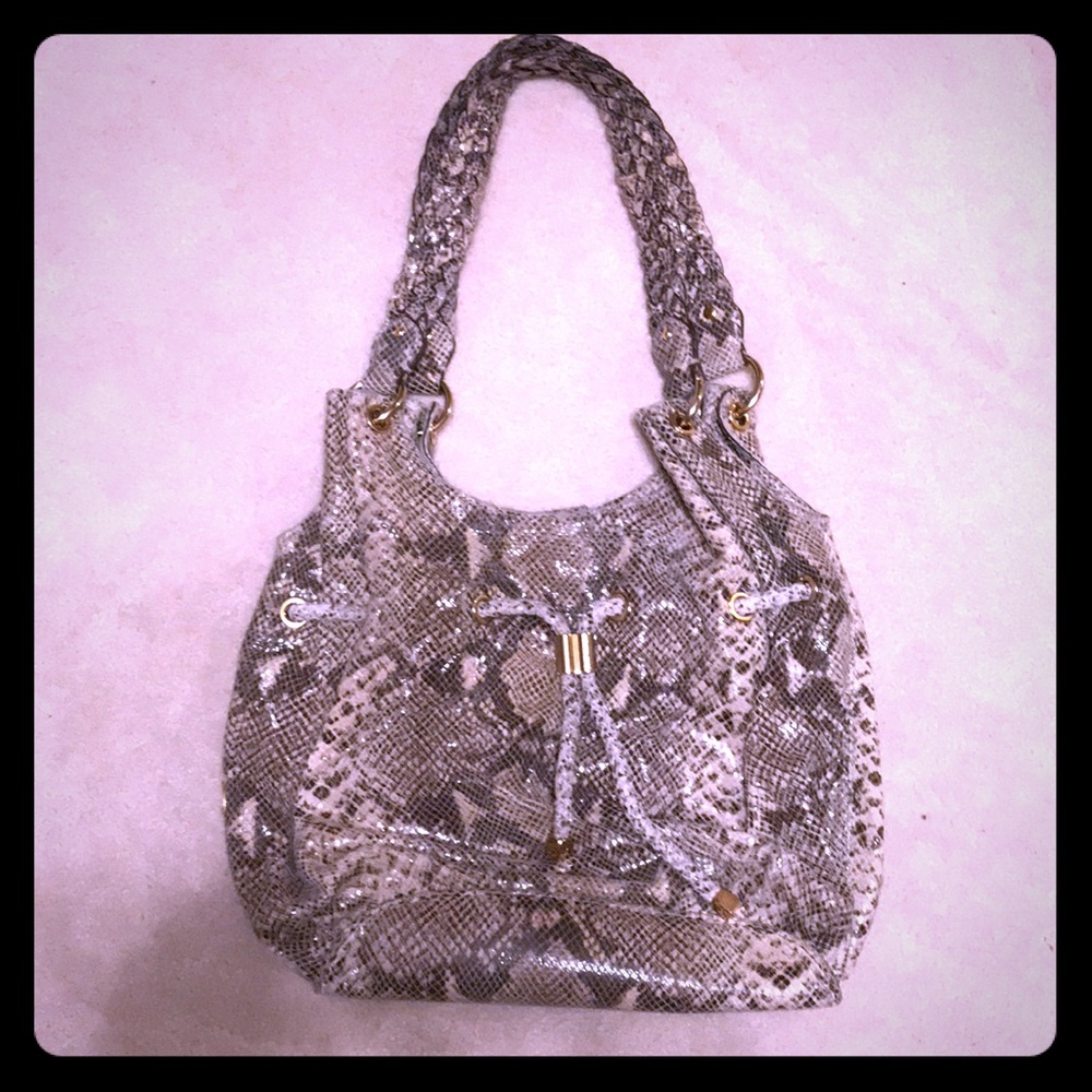 Snake print Michael Kors shoulder bag